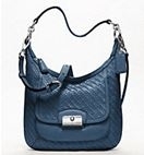 COACH KRISTIN WOVEN LEATHER HOBO