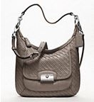 COACH KRISTIN WOVEN LEATHER HOBO