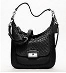 COACH KRISTIN WOVEN LEATHER HOBO