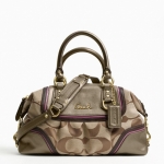 COACH ASHLEY SPECTATOR SIGNATURE SATCHEL