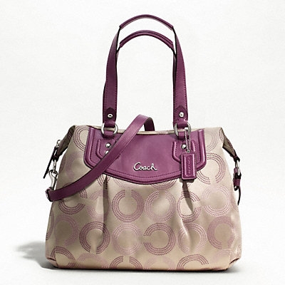 COACH ASHLEY DOTTED OP ART SHOULDER BAG COACH ASHLEY DOTTED OP ART SHOULDER BAG