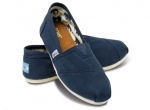 TOMS Navy Canvas Women's Classics
