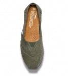 TOMS Olive Canvas Women's Classics