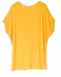 เสื้อผ้าแฟชั่น สกรีนลายแว่นเก๋ๆ สีเหลือง ผ้านุ่มใส่สบาย ตัวใหญ่