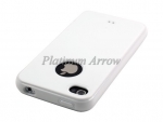 เคสโทรศัพท์ iPhone4 สีขาวเคลือบเงา