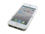เคส Apple iPhone 5 ผิวกระเป๋าพลาสติก ลายจุดสีสัน