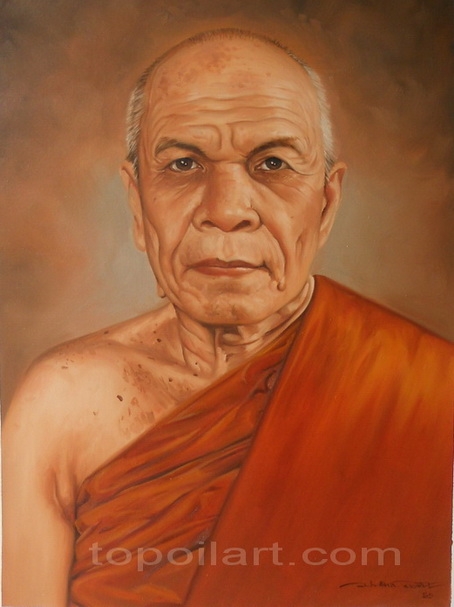 ภาพวาดหลวงพ่อสดพระเกจิ ภาพวาดหลวงพ่อสดพระเกจิ
