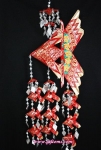 โมบายปลาตะเพียน 12'x40'  ลูก 9 ตัว (ใหญ่)_Mobile Fish 12'x40' Baby 9 Pieces (Lar