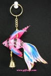 ปลาเงิน-ทองพวงกุญแจหางสวย 4'x6' กระดิ่ง 1_Key Ring Ngeunfish-Goldenfish 4'x6' Be