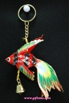 ปลาเงิน-ทองพวงกุญแจหางสวย 4'x6' กระดิ่ง 1_Key Ring Ngeunfish-Goldenfish 4'x6' Be