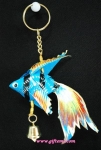 ปลาเงิน-ทองพวงกุญแจหางสวย 4'x6' กระดิ่ง 1_Key Ring Ngeunfish-Goldenfish 4'x6' Be