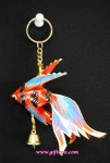 ปลาเงิน-ทองพวงกุญแจหางสวย 4'x6' กระดิ่ง 1_Key Ring Ngeunfish-Goldenfish 4'x6' Be