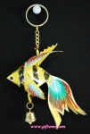 ปลาเงิน-ทองพวงกุญแจหางสวย 4'x6' กระดิ่ง 1_Key Ring Ngeunfish-Goldenfish 4'x6' Be