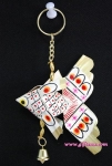 ปลาตะเพียนพวงกุญแจ 3x5.5 กระดิ่ง 1 (หางหยัก) แบบ 2_Key Ring Fish 3x5.5 1 Bell (Z