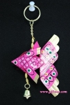 ปลาตะเพียนพวงกุญแจ 3x5.5 กระดิ่ง 1 (หางหยัก) แบบ 2_Key Ring Fish 3x5.5 1 Bell (Z