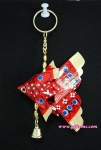 ปลาตะเพียนพวงกุญแจ 3x5.5 กระดิ่ง 1 (หางหยัก) แบบ 2_Key Ring Fish 3x5.5 1 Bell (Z