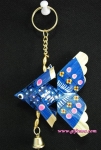 ปลาตะเพียนพวงกุญแจ 3x5.5 กระดิ่ง 1 (หางหยัก) แบบ 2_Key Ring Fish 3x5.5 1 Bell (Z