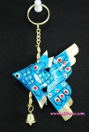ปลาตะเพียนพวงกุญแจ 3x5.5 กระดิ่ง 1 (หางหยัก) แบบ 2_Key Ring Fish 3x5.5 1 Bell (Z