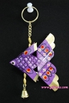 ปลาตะเพียนพวงกุญแจ 3x5.5 กระดิ่ง 1 (หางหยัก) แบบ 2_Key Ring Fish 3x5.5 1 Bell (Z