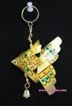 ปลาตะเพียนพวงกุญแจ 3x5.5 กระดิ่ง 1 (หางหยัก) แบบ 2_Key Ring Fish 3x5.5 1 Bell (Z