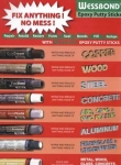 Wessbond Epoxy Putty กาวอีพ็อกซี่แบบดินน้ำมัน อุดรอยรั่วซึม ซ่อมรอยแตกรอยร้าว