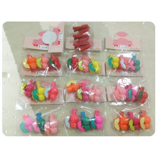 กิ๊ฟ Baby เคลือบสีสันสดใสติดหัวการ์ตูน (สินค้าตามแบบ) / 10 ชิ้น กิ๊ฟ Baby เคลือบสีสันสดใสติดหัวการ์ตูน (สินค้าตามแบบ) / 10 ชิ้น