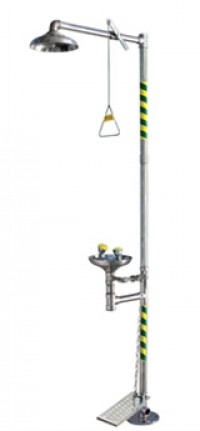 อ่างล้างตาฉุกเฉินพร้อมฝักบัว UNICARE-LSES8 CSS 304 7/8s/s