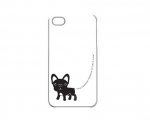 UNIEA x FRENCHIE for iPhone 4/4S UV Glossy Finishing PC Hard Shell Case