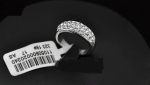 แหวนทองคำขาว 18KRGP ประดับเพชร CZ คุณภาพเยี่ยม ของจริงสวยมากค่ะ