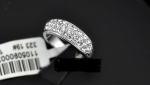 แหวนทองคำขาว 18KRGP ประดับเพชร CZ คุณภาพเยี่ยม ของจริงสวยมากค่ะ