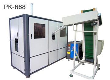 เครื่องเป่าขวด อัตโนมัติ   รุ่น  PK-668