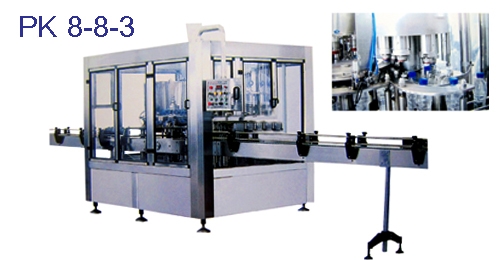 เครื่องบรรจุน้ำดื่มบรรจุขวด  รุ่น PK 8-8-3