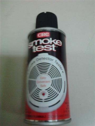 CRC SMOKE TEST สเปรย์ทดสอบเครื่องตรวจจับควันไฟ ใช้ฉีดเครื่องตรวจจับควัน