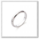 แหวนทองคำขาว 18K Gold Filled แหวนเกลี้ยง แหวนหมั้น เหมาะกับใส่เองหรือเป็นของขวัญ มี 2 ไซส์ค่ะ