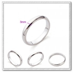 แหวนทองคำขาว 18K Gold Filled แหวนเกลี้ยง แหวนหมั้น เหมาะกับใส่เองหรือเป็นของขวัญ มี 2 ไซส์ค่ะ