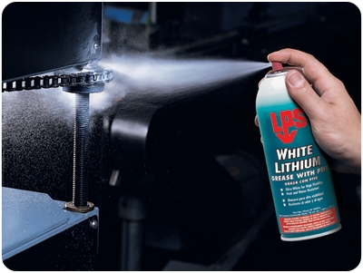 LPS White Lithium Grease สเปรย์จารบีขาวหล่อลื่นผสมเทฟล่อน ใช้หล่อลื่นเอนกประสงค์