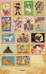 โปสการ์ดการ์ตูนยอดฮิตตั้งแต่อดีตจนถึงปัจจุบัน 1 เซ็ตมี 32 แผ่น ดีไซน์แนววินเทจ น