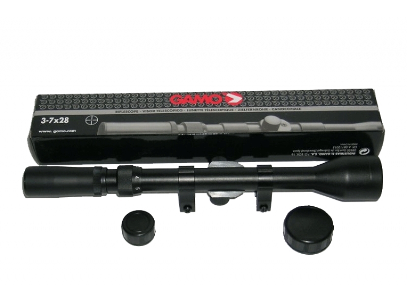 กล้องติดปืนgamo 3-7x28 ขายกล้องติดปืนกาโม่3-7x28 กล้องติดปืน