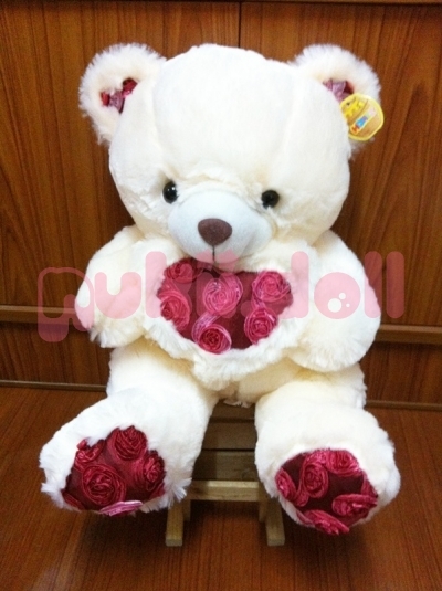 ตุ๊กตาหมีถือหัวใจ ขนาด 12 นิ้ว ตุ๊กตาหมีถือหัวใจ ขนาด 12 นิ้ว