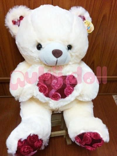 ตุ๊กตาหมีถือหัวใจ ขนาด 17 นิ้ว ตุ๊กตาหมีถือหัวใจ ขนาด 17 นิ้ว