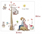 สติ๊กเกอร์ติดผนังบ้าน 50x70 ซม.