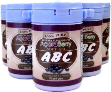 ABC acai berry soft gel (100 box)
