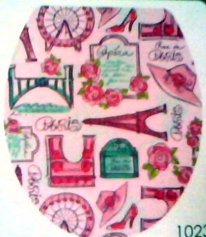 sticker cover toilet