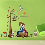 สติ๊กเกอร์ติดผนังบ้าน 50x70 ซม.