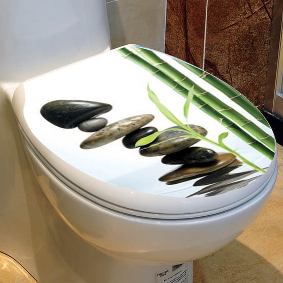 sticker cover toilet