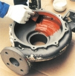 รับเคลือบปั๊มด้วย Epoxy Putty ซ่อมผิวปั๊มเก่าที่สึกกร่อนเสียหายให้สามารถนำกลับมา