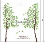สติ๊กเกอร์ติดผนังบ้าน 50x70 cm.