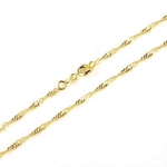 สร้อยคอทองคำ 18k gold filled ลายเกลียวสวยหรู ของจริงน่ารักมากค่ะ