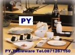 จานเซรามิค,จานสี่เหลี่ยม,จานหวาน,จานใส่อาหาร,Square,Dessert Plate,รุ่น P4104,ขนาด 18.5 cm.เซรามิค