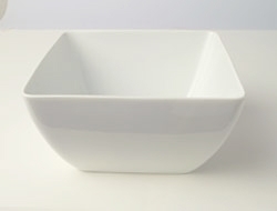 ชามสลัด,สี่เหลี่ยม,ถ้วยสลัดโบล,Square,Salad Bowl,P4121,ขนาด 19 cm,เซรามิค,พอร์ซเ